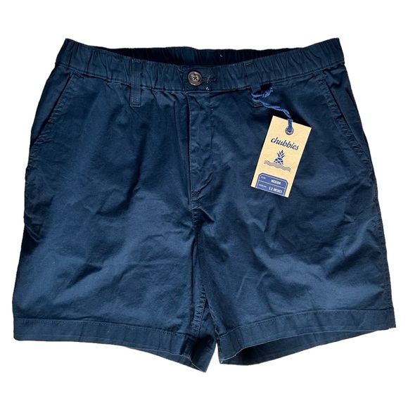 Chubbies The Armadas 5.5" Inseam Stretch Shorts Navy Blue Men's NWT - Picture 4 of 5